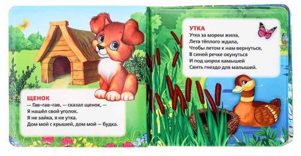 Фото товара Умка Книжка-пищалка для ванны «В. А. Степанов. Кто где живёт» 
