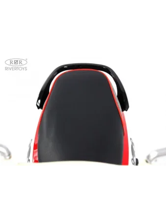 Z555ZZ Детский электромотоцикл   (бежево-красный)