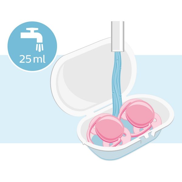 Avent Пустышка Ultra soft с футляром, 6-18 месяцев, 2 шт