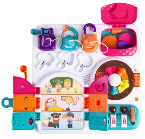 Auby Интерактивная игрушка Бизиборд, свет и звук
