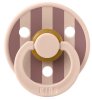 Bibs Пустышка латексная Studio Colour, 0+ Block - Blush Woodchuck