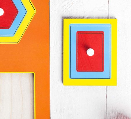 WoodLand Toys Рамка-вкладыш М. Монтессори "Паутинка 1"