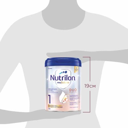 Nutrilon Смесь молочная сухая Profutura DuoBiotik 1, с 0 месяцев, 800 г