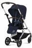 Cybex Прогулочная коляска с дождевиком и бампером Eezy S Twist+ 2 SLV / цвет Ocean Blue (синий)