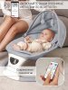 AmaroBaby Электронные качели Teddy swing / цвет серый