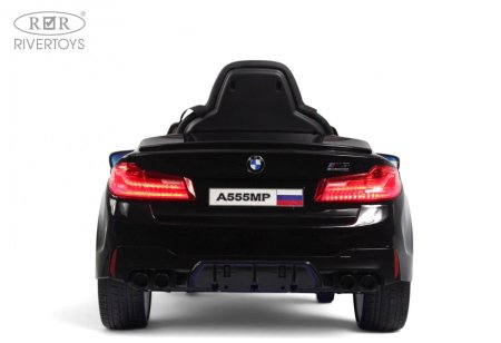 A555MP Электромобиль BMW M5 Competition (Черный глянец)