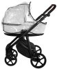 Roan Коляска 2 в 1 Esso 2025 / цвет leather White-black (черно-белая кожа)