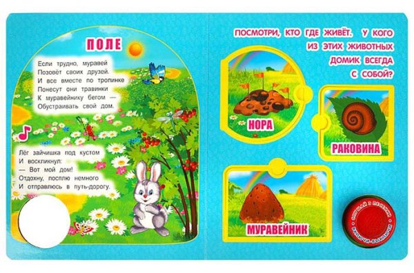 Фото товара Умка Музыкальная книга с окошками «М. Дружинина. Чьи домишки?» 