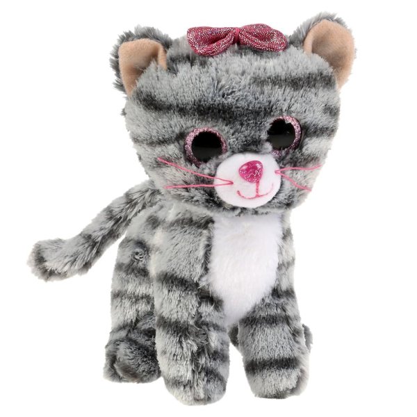Мой питомец Мягкая игрушка Кошка в сумочке из пайеток, 17 см