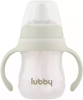 LUBBY(ЛАББИ) Поильник-непролив.180мл силикон. мяг нос/ручки/грузик 6м+ молочный
