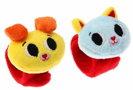 Крошка Я Развивающий браслет-погремушка "Лучшие друзья"