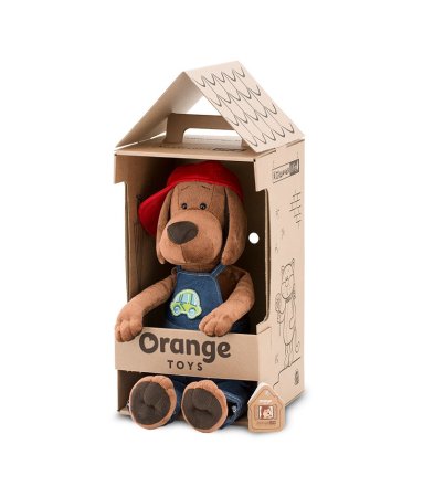 Orange Мягкая игрушка Life "Пёс Барбоська. За рулём", 30 см