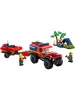Конструктор LEGO City «Пожарная машина 4×4 со спасательной лодкой» 4x4 Fire Truck with Rescue Boat