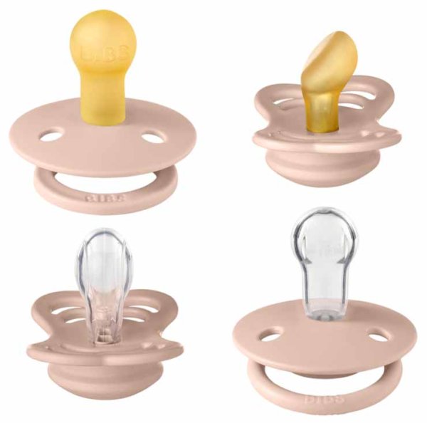 Bibs Набор пустышек Try-it collection / цвет Blush (розовый)
