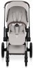Коляска 2в1 CYBEX Priam Style Chrome Brown + спальный блок (City Grey)