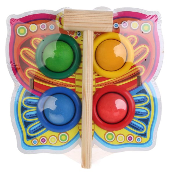 Развивающая игрушка-стучалка "Бабочка"