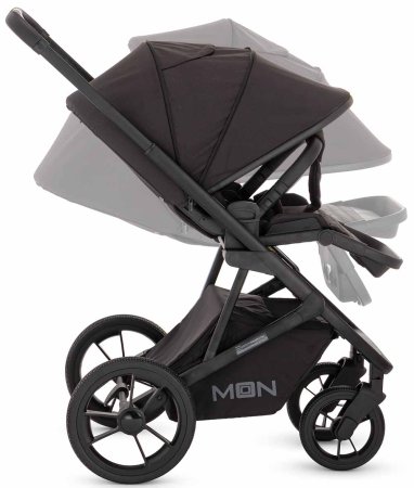 Moon Коляска 2 в 1 Style 2023 / цвет Black (черный)