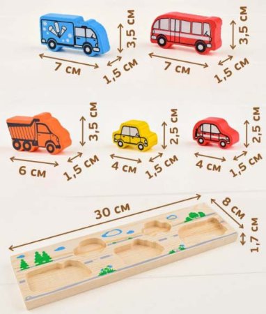 Томик Доска-вкладыш "Транспорт"