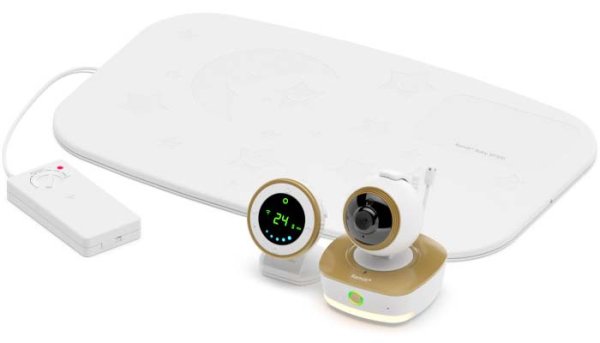 Ramili Baby Радио-видеоняня с монитором дыхания RV1800SP Wi-Fi Full HD 3 в 1