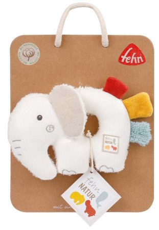 Fehn Мягкая погремушка-кольцо Слоник