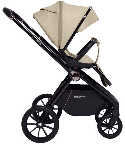 Sweet Baby Коляска 3 в 1 Vento / цвет Beige (бежевый)
