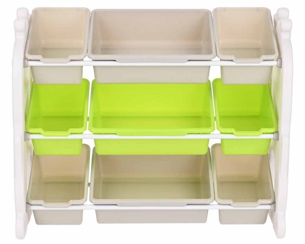 Pituso Стеллаж для игрушек Funny, с ящиками / цвет Green (лайм)