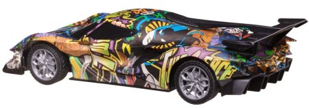Junfa Машинка радиоуправляемая легковая Graffiti / дизайн в желтых тонах