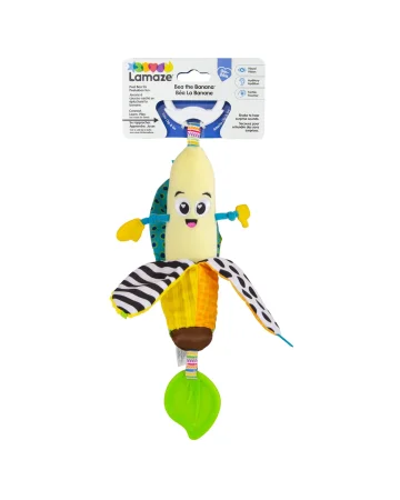 Ламаз Игрушка с подвесом развивающая для малышей Банан Lamaze