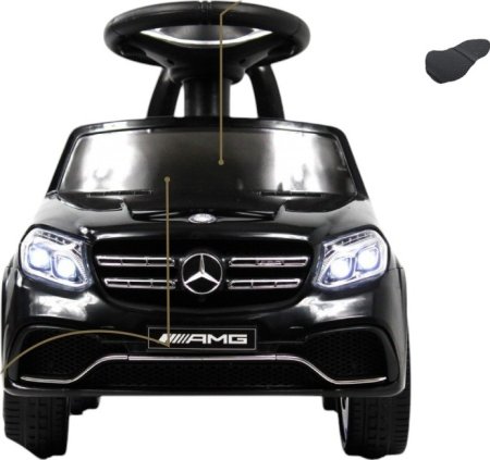HL600 Детский толокар Mercedes-AMG GLS 63  (Черный)