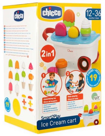 Chicco Игрушка-конструктор "Тележка с мороженым"