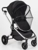 Farfello Коляска 3 в 1 Baby shell / цвет Black Silver Chrome (черный, рама серебро)