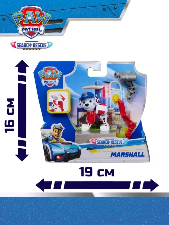 Щенячий патруль. Поисковый отряд, фигурка героя, 7 см, Маршалл. Paw Patrol.