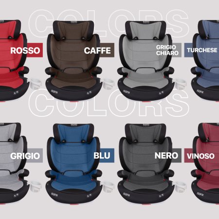 Nuovita Детское автокресло Maczione N23i-1 / цвет Grigio/Серый