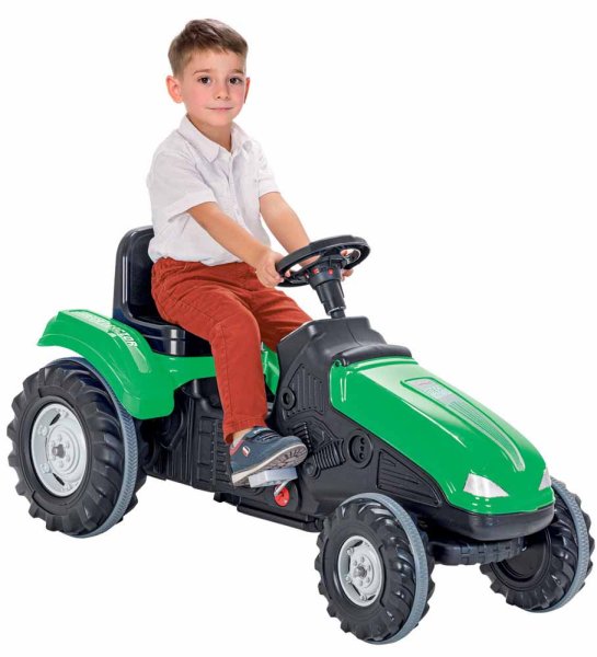 Pilsan Педальная машина "Трактор Mega" / цвет зеленый