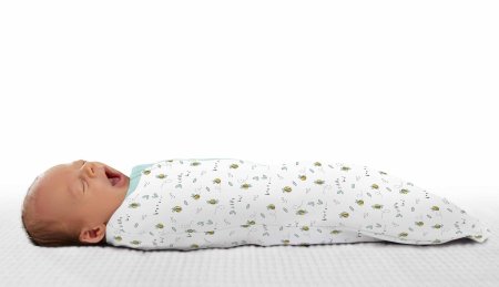 Summer Infant Конверт на молнии SwaddleMe, размер S, "Пчелки"