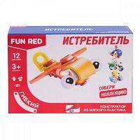 Fun Red Конструктор гибкий Истребитель 12 деталей