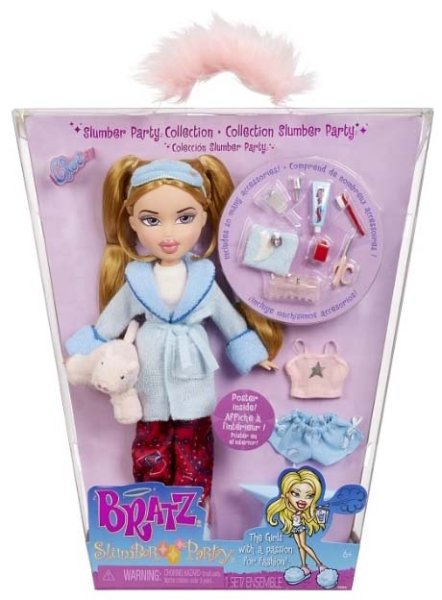 (м.) Братц Кукла Хлоя Slumber Party с аксессуарами Bratz