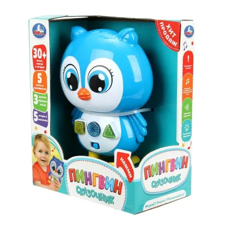 Умка обучающая игрушка "Пингвин-сказочник" Маршак ,в кор.36шт