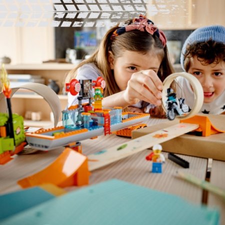 Lego City Stuntz Конструктор "Грузовик для шоу каскадёров", 420 деталей