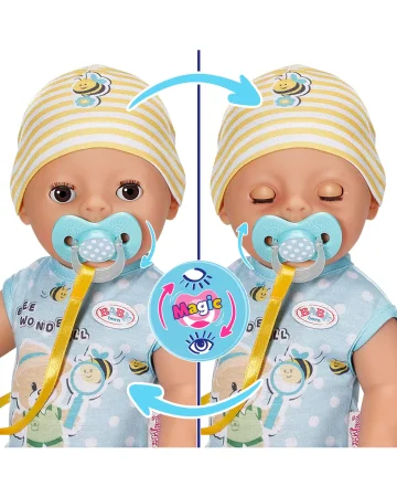 (м.)  42865 БЕБИ борн. Интерактивная кукла Лукас с маг. глазками 36 см. BABY born