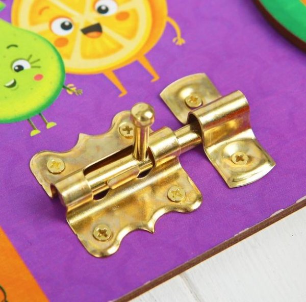 Лесная мастерская Бизиборд Овощи, фрукты, ягоды / разноцветный