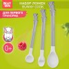 Roxy-Kids набор ложек для первого прикорма BUNNY COOK/цвет серый