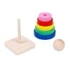 Лесная мастерская Детская деревянная пирамидка Яркость / разноцветная