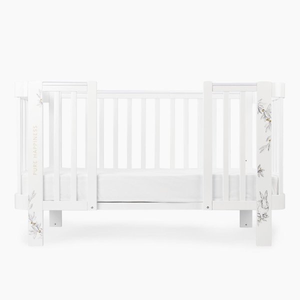 Happy Baby Комплект расширения раздвижной для кроватки Mommy Love / цвет white/белый