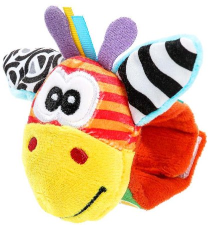 Умка Повязка на руку с погремушкой «Жирафик»