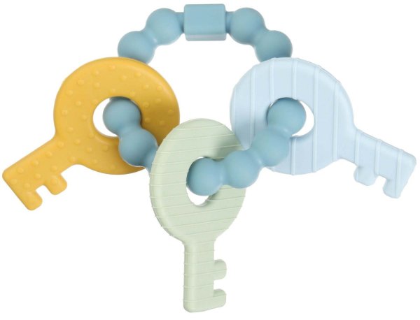 Mum&Baby Прорезыватель силиконовый «Ключики» / цвет синий
