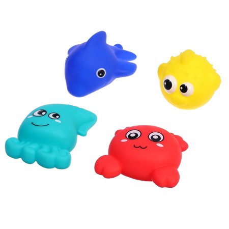 Крошка Я набор резиновых игрушек с сачком SL-07171  МИКС 10613594