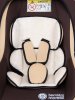 Bambini Moretti Детское автомобильное кресло BM-322 / группа 0+, Lux / цвет коричневый-бежевый