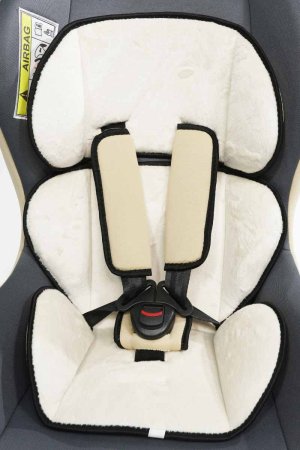 Bambini Moretti Детское автомобильное кресло BM-303 / группа 0+/I, Lux, цвет / серый-бежевый