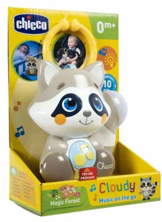 Chicco Игрушка подвеска-ночник "Енот"